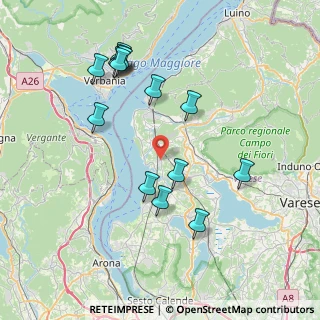 Mappa Via Piave, 21020 Monvalle VA, Italia (7.96214)