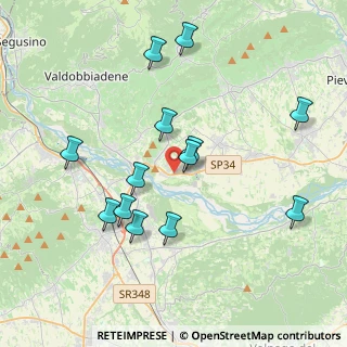 Mappa Via g.Marconi, 31020 Vidor TV, Italia (3.84846)