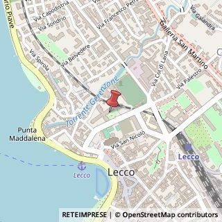 Mappa Via Giuseppe Parini, 35, 23900 Lecco, Lecco (Lombardia)