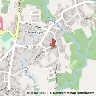 Mappa Via Giuseppe Mazzini, 25, 33050 Porpetto, Udine (Friuli-Venezia Giulia)