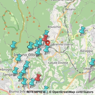 Mappa Via Gaetano Crugnola, 21051 Arcisate VA, Italia (2.615)