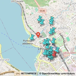 Mappa Via Luciano Manara, 23900 Lecco LC, Italia (0.5005)