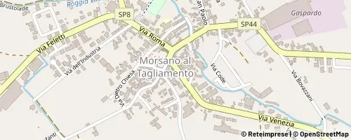 Mappa Morsano al Tagliamento