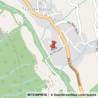 Mappa Via Faccanoni, 14/C, 24020 Cerete, Bergamo (Lombardia)