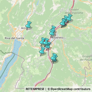 Mappa 38065, 38060 Mori TN, Italia (6.07308)