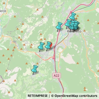 Mappa 38065, 38060 Mori TN, Italia (4.31167)
