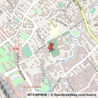 Mappa Via Ponte Alimasco, 2, 23900 Lecco, Lecco (Lombardia)