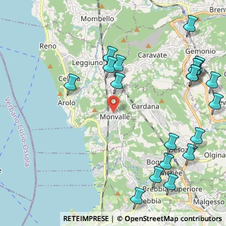 Mappa Via Mazzini, 21020 Monvalle VA, Italia (2.857)