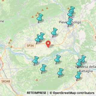 Mappa Via della Sega, 31020 Sernaglia della Battaglia TV, Italia (4.81571)