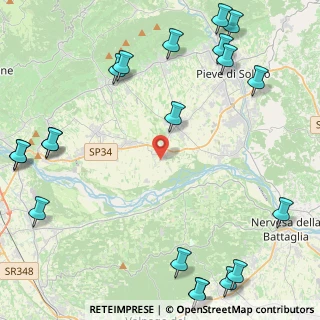 Mappa Via della Sega, 31020 Sernaglia della Battaglia TV, Italia (6.469)