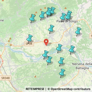 Mappa Via della Sega, 31020 Sernaglia della Battaglia TV, Italia (4.67824)