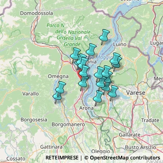 Mappa Via Fontana, 28833 Brovello-carpugnino VB, Italia (9.37105)