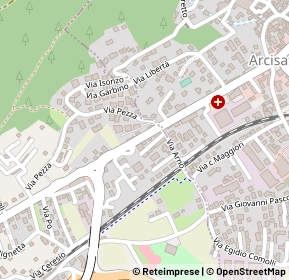 Mappa Via Monte Bisbino, 21056 Arcisate VA, Italia (0.14615)