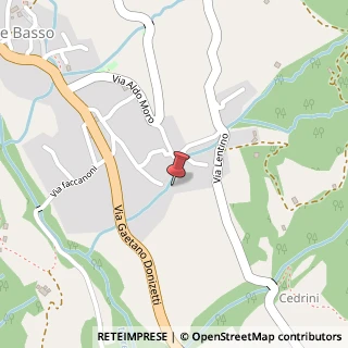 Mappa Via Fontane,  2, 24020 Cerete, Bergamo (Lombardia)