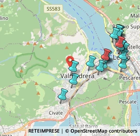 Mappa Via S. Carlo Borromeo, 23868 Valmadrera LC, Italia (2.2405)