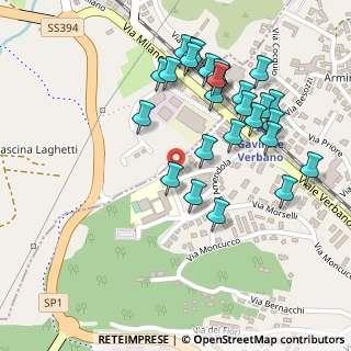 Mappa Via dei Gelsomini, 21026 Gavirate VA, Italia (0.25556)