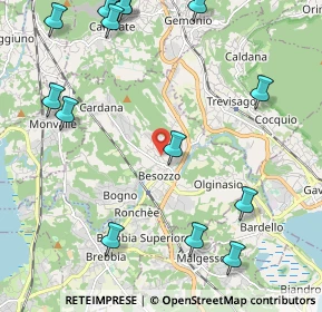 Mappa Via Sant' Alessandro, 21023 Besozzo VA, Italia (2.81286)
