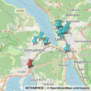 Mappa Via Selvetta Angolo, 23864 Malgrate LC, Italia (1.72357)