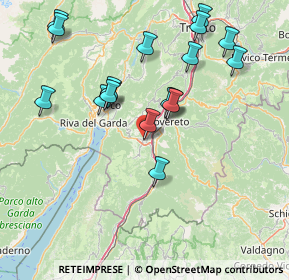 Mappa Via Giuseppe Battisti, 38065 Mori TN, Italia (15.55389)