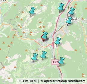 Mappa Via Giuseppe Battisti, 38065 Mori TN, Italia (3.96545)