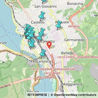 Mappa Via Fiandra, 23900 Lecco LC, Italia (1.00389)