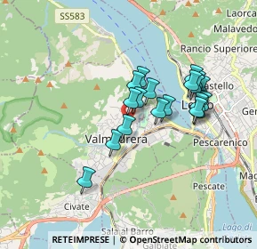 Mappa Viale Promessi Sposi, 23868 Valmadrera LC, Italia (1.42842)