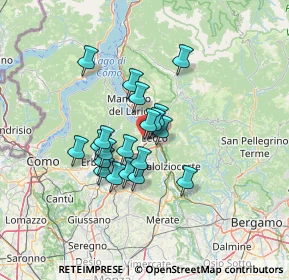 Mappa Viale Promessi Sposi, 23868 Valmadrera LC, Italia (9.882)