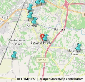 Mappa Via Sant'Anna, 31010 Mareno di Piave TV, Italia (3.43118)