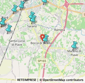 Mappa Via Sant'Anna, 31010 Mareno di Piave TV, Italia (3.4495)