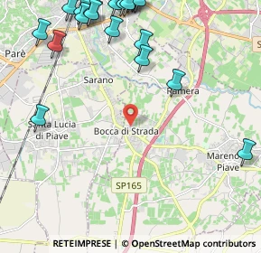 Mappa Via Sant'Anna, 31010 Mareno di Piave TV, Italia (3.006)