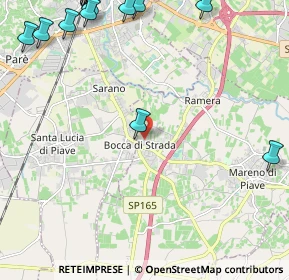 Mappa Via Sant'Anna, 31010 Mareno di Piave TV, Italia (3.532)