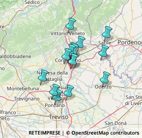 Mappa Via Sant'Anna, 31010 Mareno di Piave TV, Italia (10.65857)
