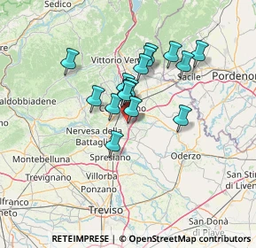 Mappa Via Sant'Anna, 31010 Mareno di Piave TV, Italia (10.14875)