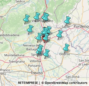 Mappa Via Sant'Anna, 31010 Mareno di Piave TV, Italia (9.79444)