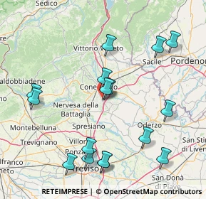 Mappa Via Sant'Anna, 31010 Mareno di Piave TV, Italia (17.5125)