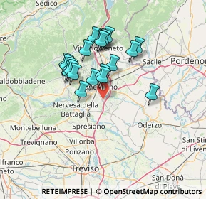 Mappa Via Sant'Anna, 31010 Mareno di Piave TV, Italia (11.499)