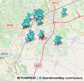 Mappa Via Sant'Anna, 31010 Mareno di Piave TV, Italia (3.34294)