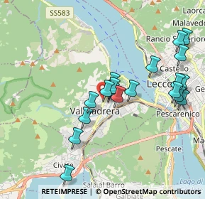 Mappa Via Frà Cristoforo, 23868 Valmadrera LC, Italia (1.89053)