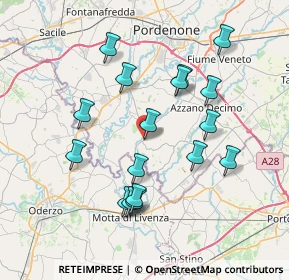 Mappa Via Gianturco, 33087 Pasiano di Pordenone PN, Italia (7.13765)