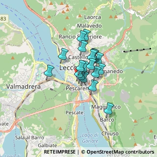 Mappa Via Antonio Ghislanzoni, 23900 Lecco LC, Italia (1.02053)