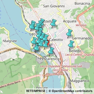 Mappa Via Antonio Ghislanzoni, 23900 Lecco LC, Italia (0.6565)