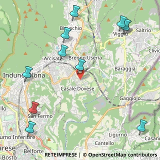 Mappa Via Claudio Monteverdi, 21051 Arcisate VA, Italia (2.88091)