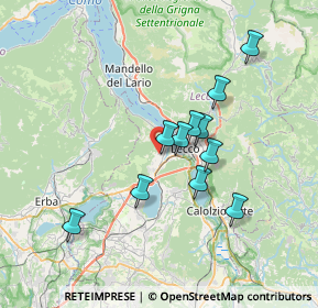 Mappa Piazza Fontana, 23868 Valmadrera LC, Italia (5.97273)