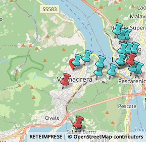 Mappa Piazza Fontana, 23868 Valmadrera LC, Italia (2.3275)