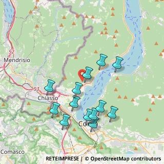 Mappa Via Pasubio, 22012 Cernobbio CO, Italia (3.75538)