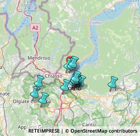 Mappa Via Pasubio, 22012 Cernobbio CO, Italia (5.58667)