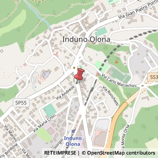 Mappa Via Andreoli, 2, 21056 Induno Olona, Varese (Lombardia)