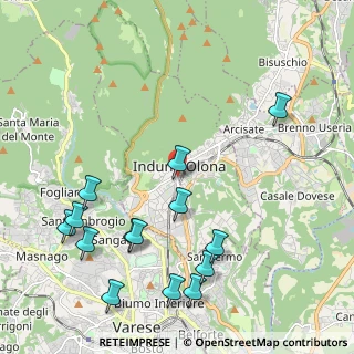 Mappa Via Andreoli, 21056 Induno Olona VA, Italia (2.49286)