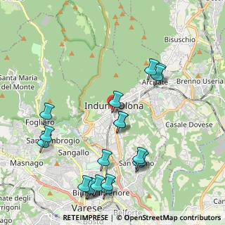 Mappa Via Andreoli, 21056 Induno Olona VA, Italia (2.455)