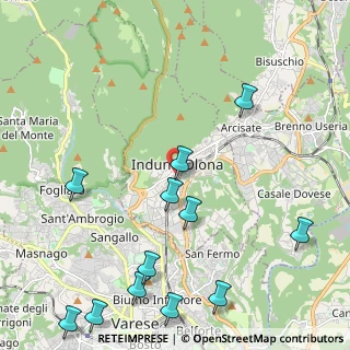 Mappa Via Andreoli, 21056 Induno Olona VA, Italia (2.77583)